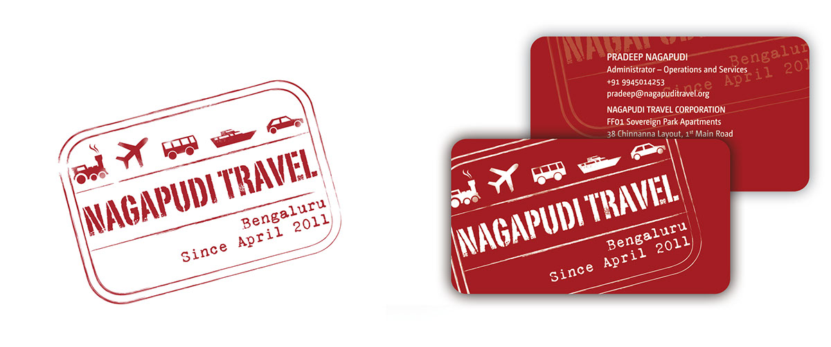 travel agency  logo design travel stamp visa stamp