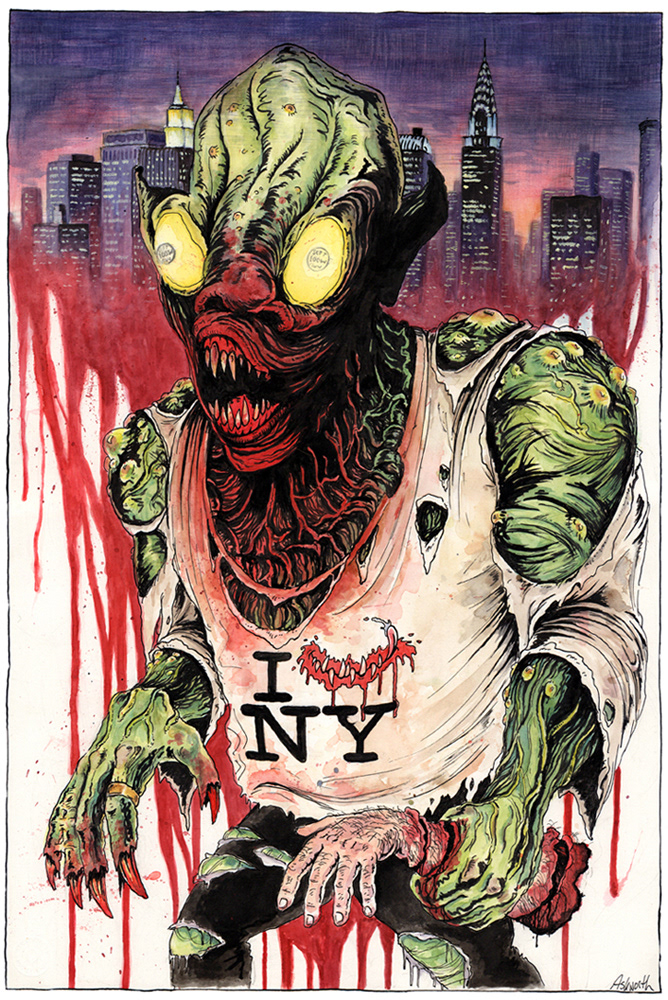 Phil Ashworth 80's horror new york city cult classic blood monster b-movie