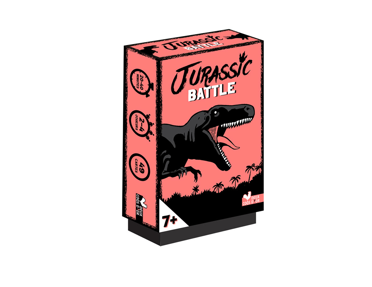 card cardgame Dinosaur edition kid lesdeuxcoqs reptile wargame hachette