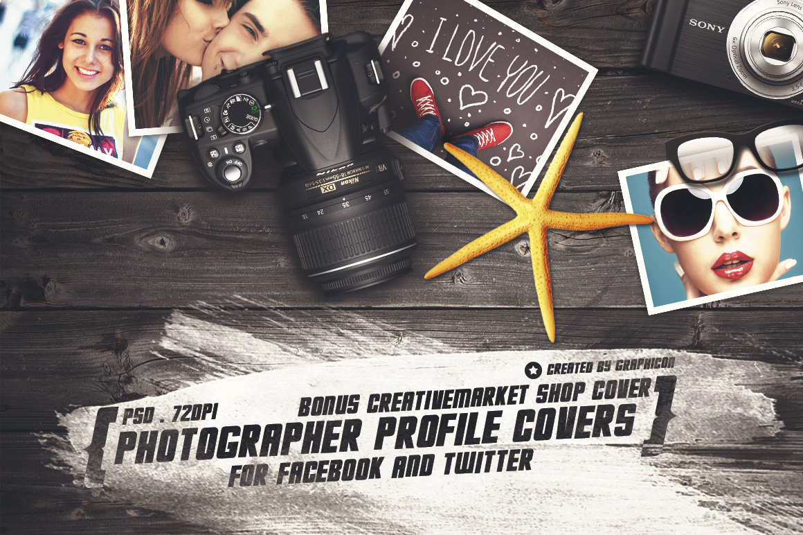 photographer FB Timeline cover creaive design twitter profile Web Headers banners backgrounds timeline photographer fb timeline social media photo frame photoshop photo collage Web Elements photographer template
