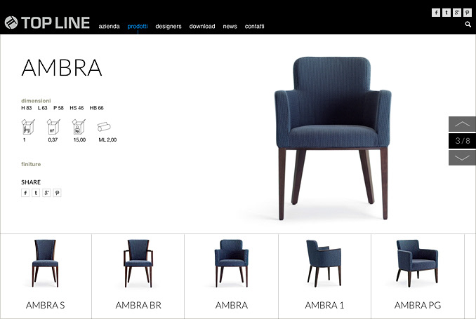 Topline Products website Italian Chairs