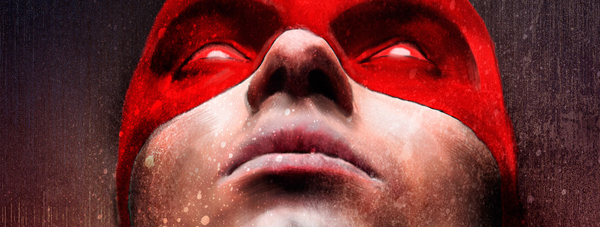 Adobe Portfolio Daredevil tv show marvel portrait poster Netflix