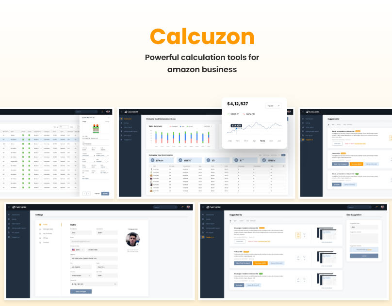 powerful calculation tools for Amazon business