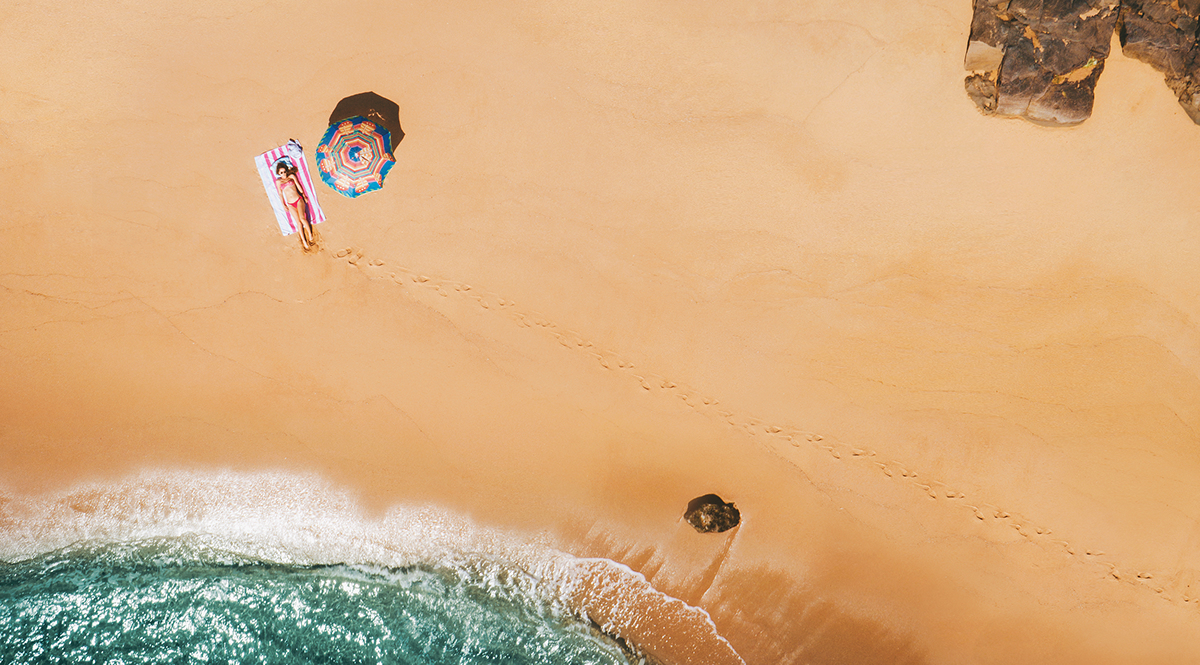 Surf surfing Ocean waves water girl boy Surboard Aerial rainbow Portugal peniche Baleal beach DJI