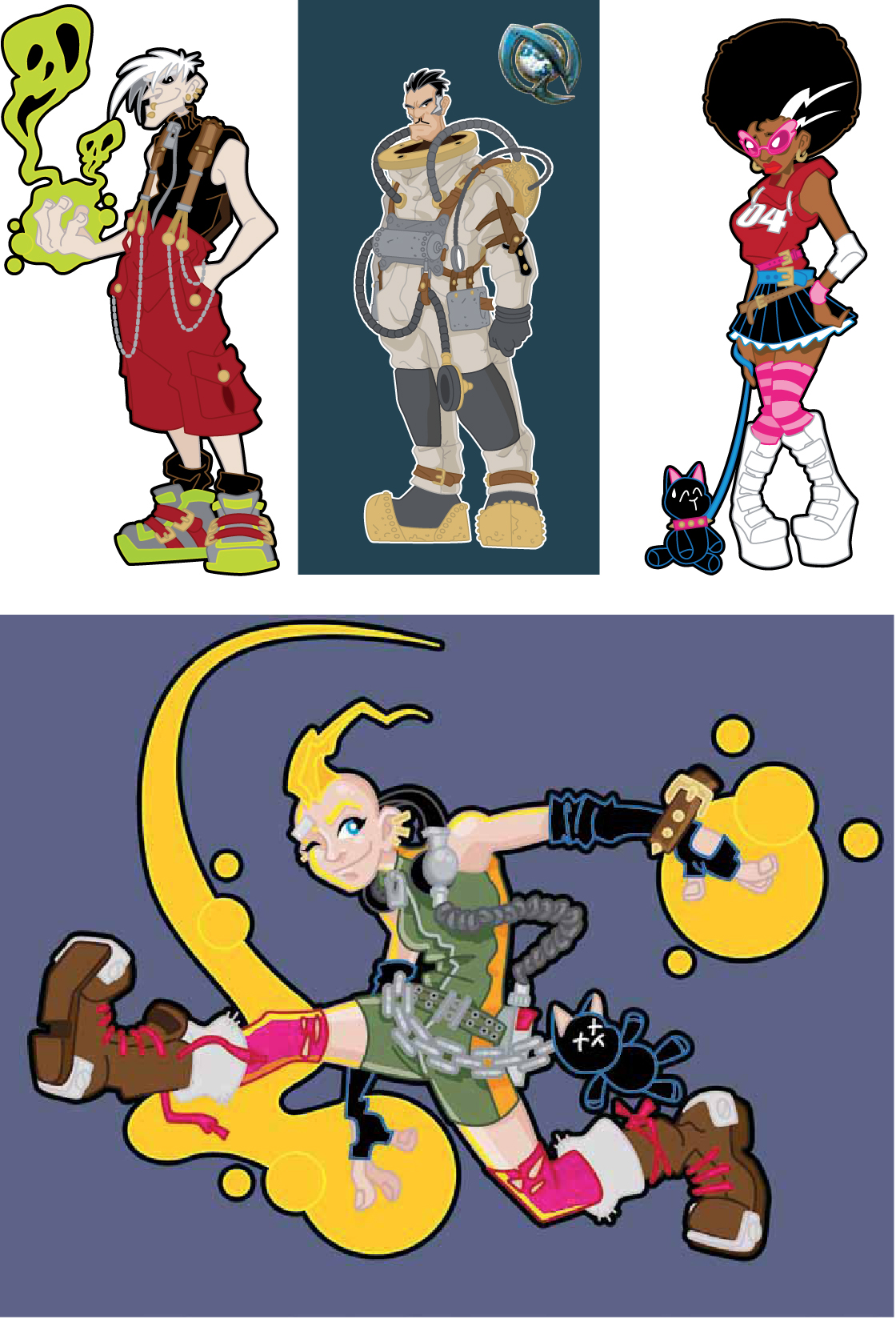 Illustrator traditionnal ilustration Character design