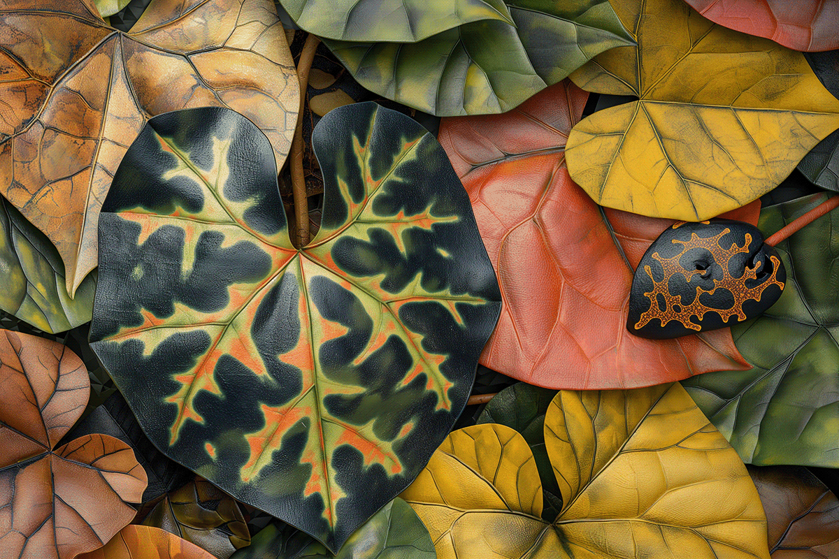 Digital Art  midjourney rainforest Exotic plants jungle lush frog Poison Dart Frog textured leaves vibrant colours