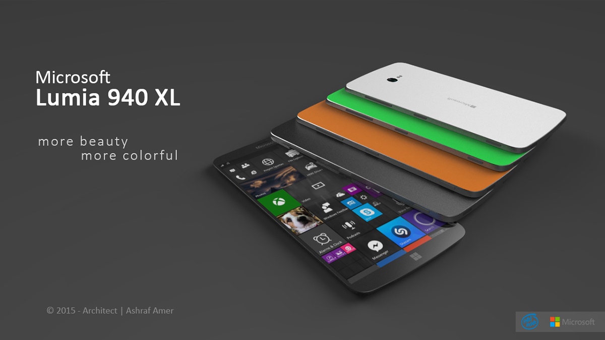 windows10 Microsoft nokia lumia phone design