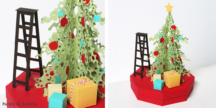 Flowers Christmas 3D gift boxes barn Nutcracker hydrangea aster Favor Boxes lighthouse