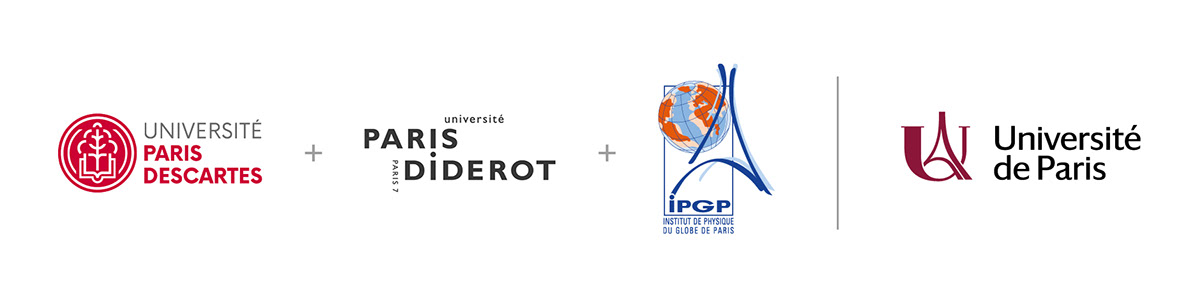 University Education Paris logo monogram Sciences research Icon branding  city