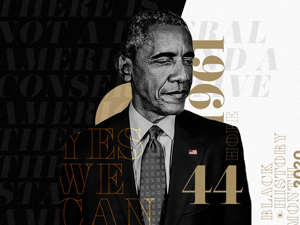 Adobe Portfolio Black History Black Lives Matter design history malcolm x Martin Luther King