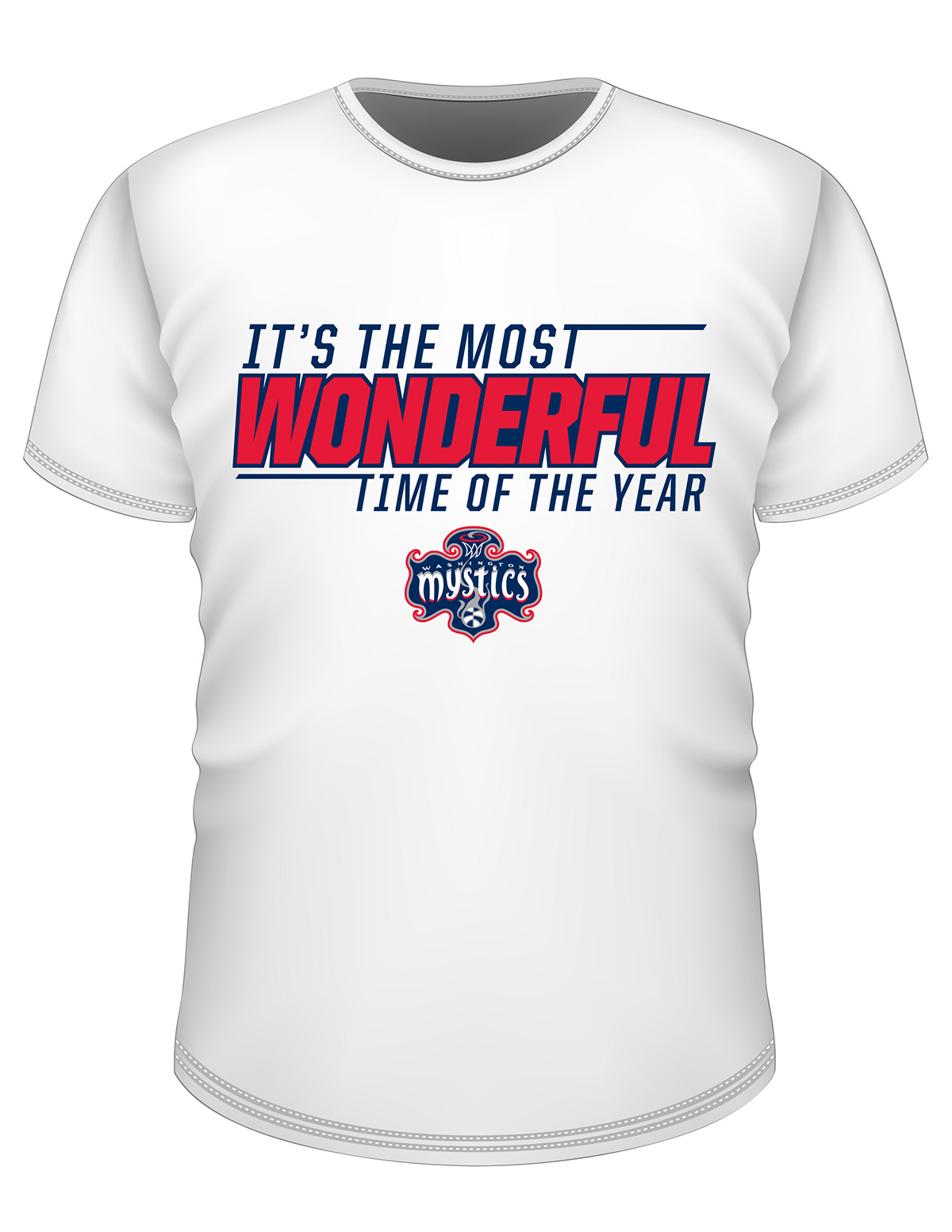 t-shirt design graphic tee Washington mystics Wizards NBA WNBA