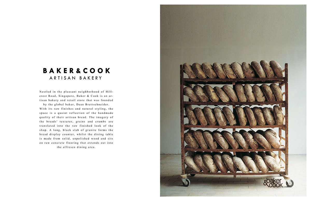 bakery Interior design baker&cook artisan singapore industrial rustic food&beverage F&B commercial