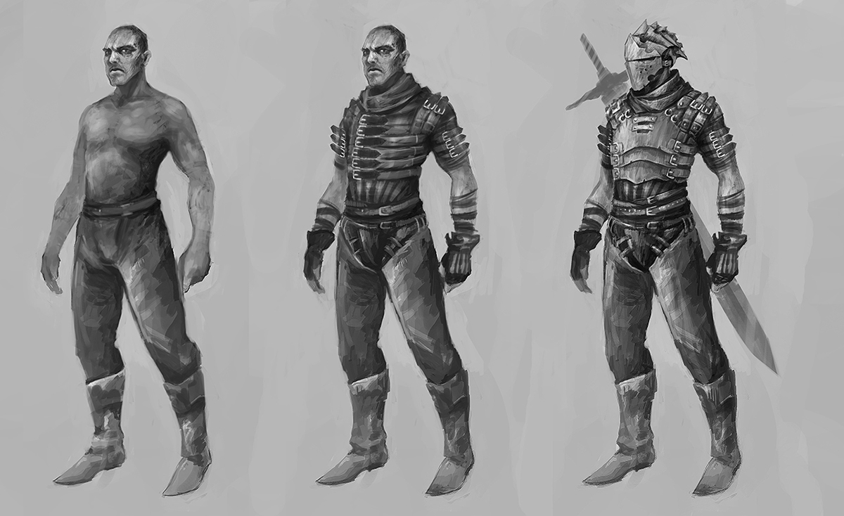 bound by flame Character design Focus spiders monster knights chaudret hell Ps4 game rpg fantasy dark