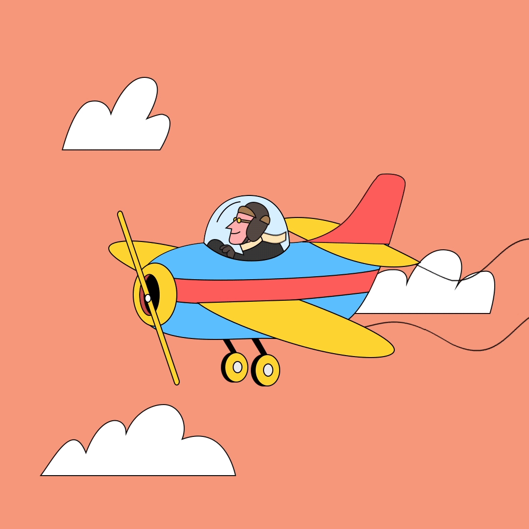 She flies planes