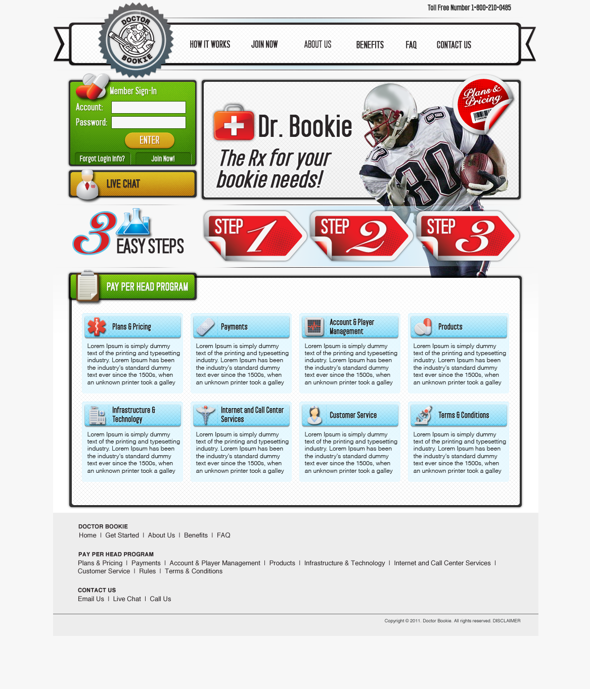 Web Design  Website HTML sportsbook