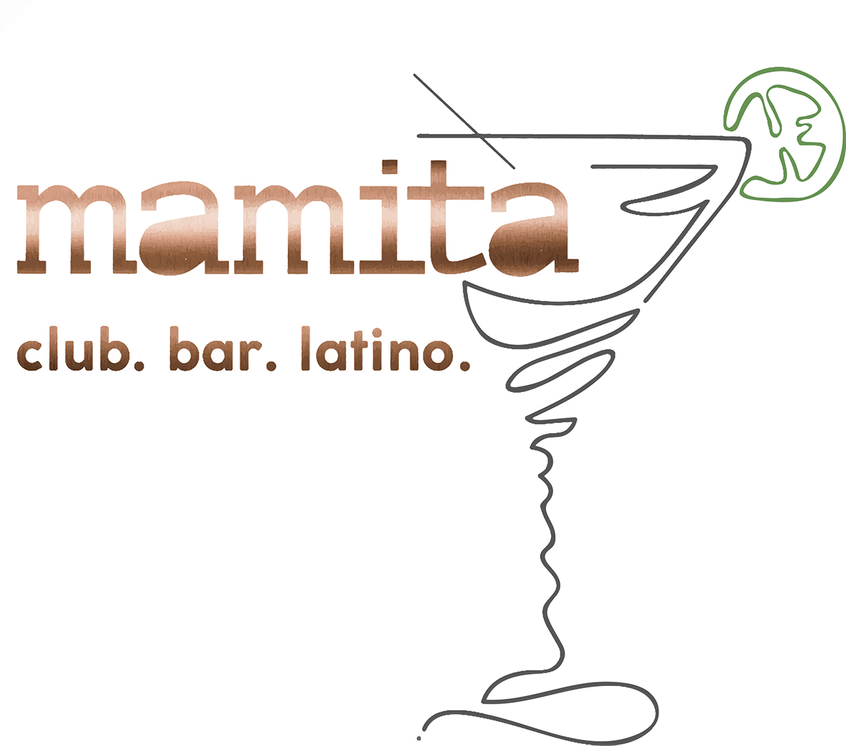 club logo MAMITA Mojito Glass