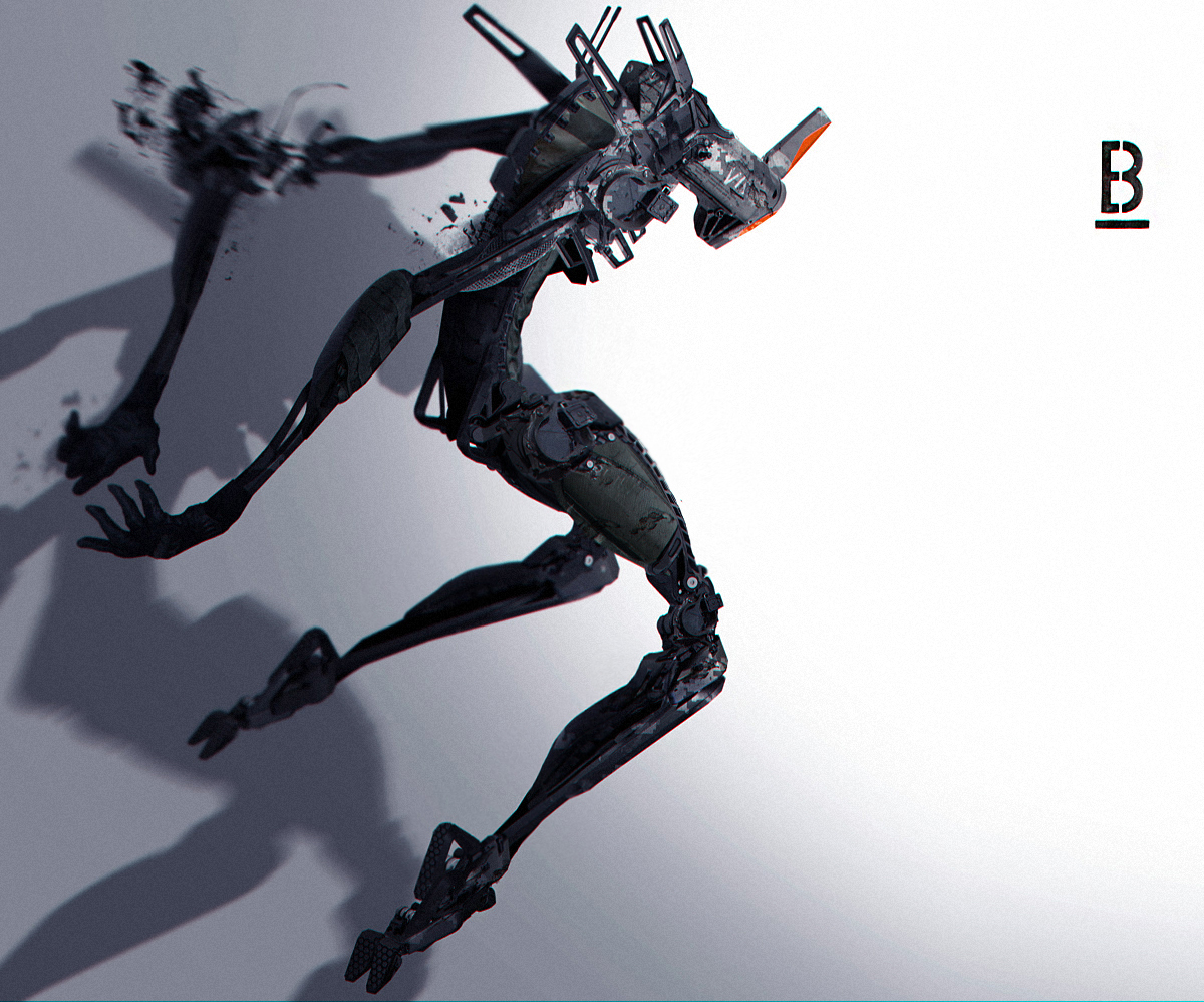 robots mecha mech robot girl concept art concept artist SF science fiction asimov game video game Helmet exoskeleton exo suit