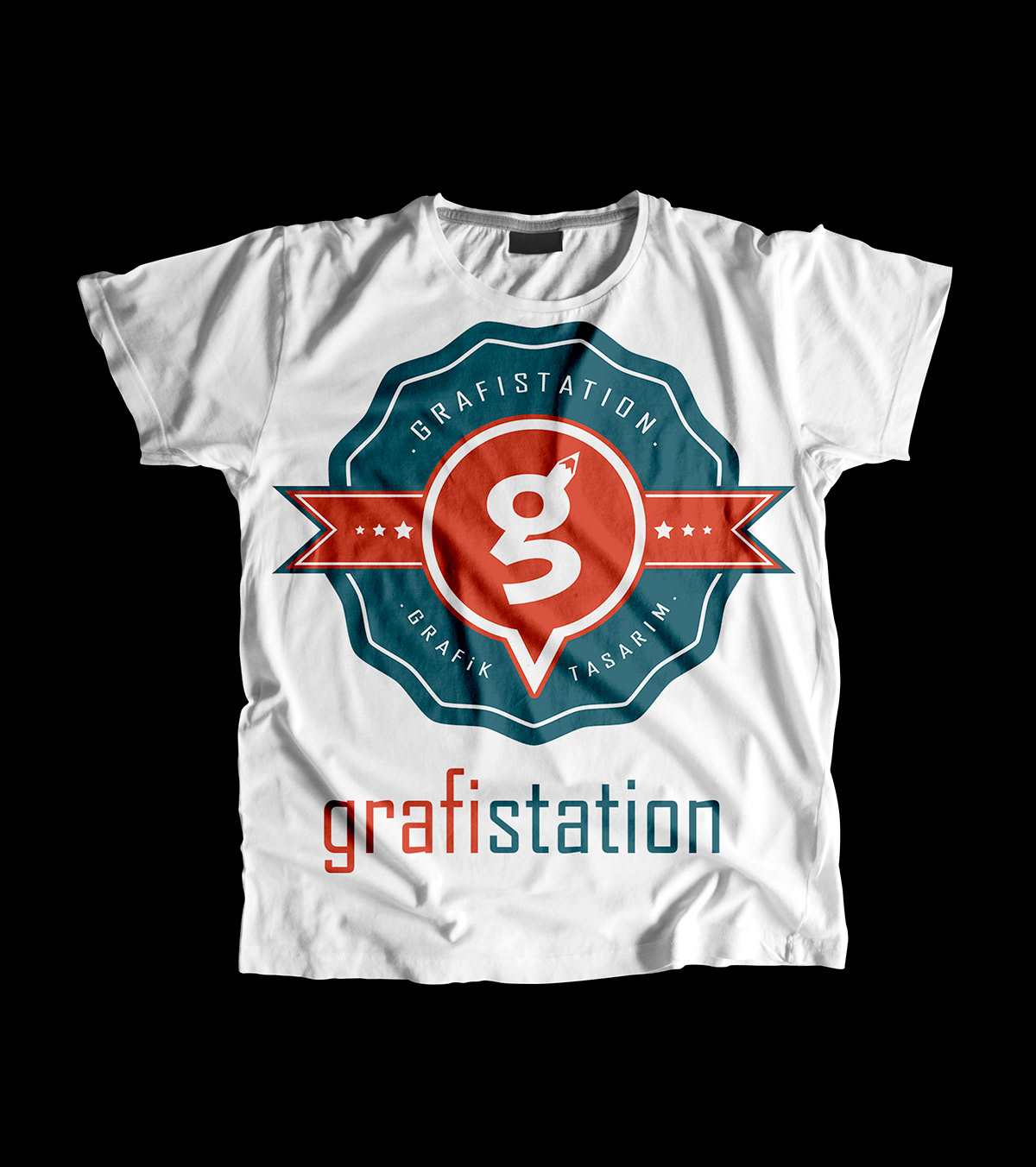 t-shirt mock up Mockup grafi STATION design Icon logo Like Good Work 