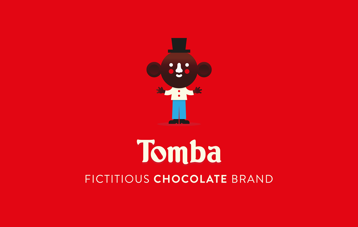 chocolate Packaging type vintage Retro brand Mascot colors logo kids
