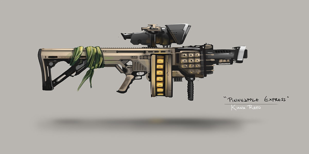 Weapon weapon design concept art Game Art guns rifle concept Sci Fi weapon concept gun concept digital painting