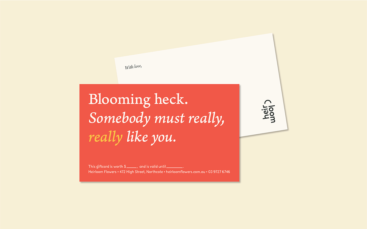 Flowers florist colour self-initiated restrained type elegant Classic magazine business card invoice Website mobile letterhead vibrant