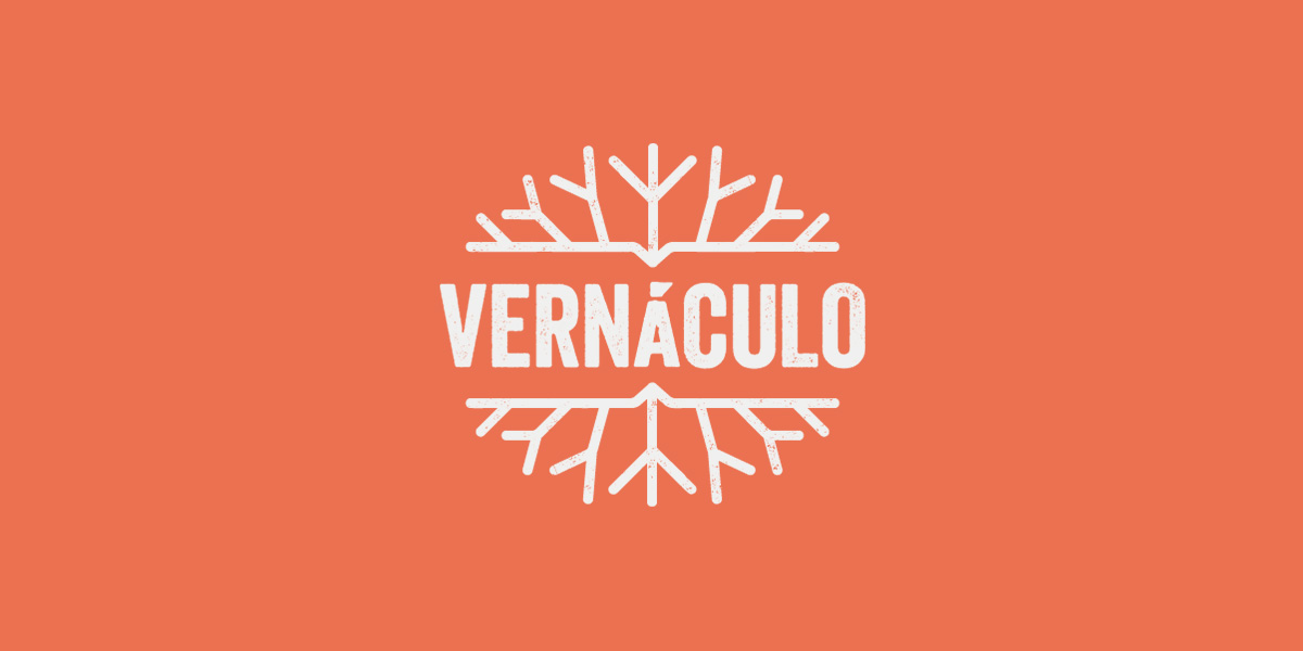 identity Vernáculo Website brand