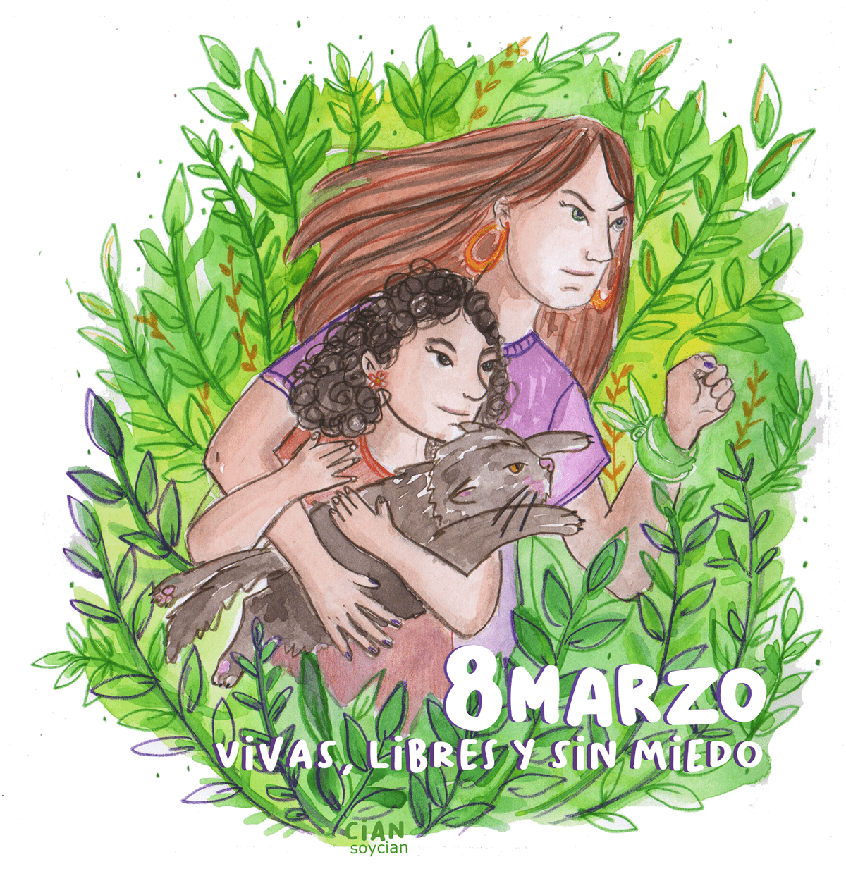 8marzo feminismo feminist ilustracion LGBTQ+ NiUnaMenos VivasNosQueremos