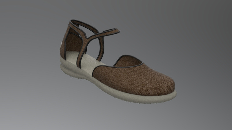 3D design digital Fashion  manufacture modeling Render Rhino shoe zoom