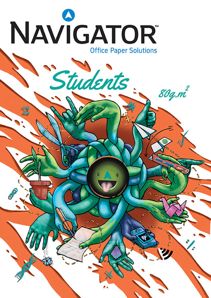 navigator paper ILLUSTRATION  student art design cartoon contest artist graphic