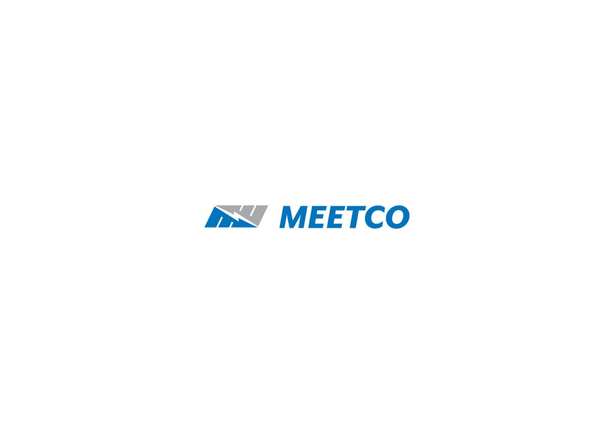 MEETCO electric middle east mark symbol elegant simple negativespace negative Space  logo brand me