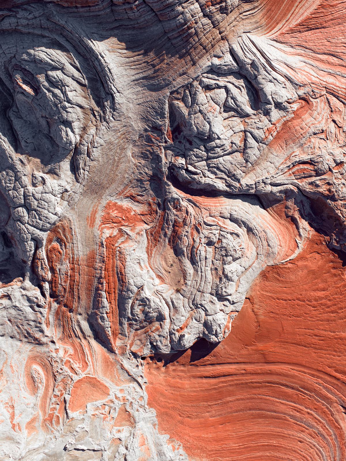 Aerial Photography  usa arizona Nature fine art geology rocks pattern red