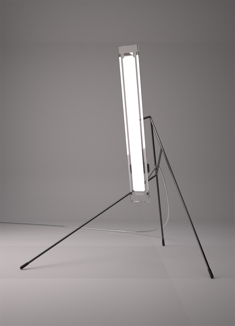 OLED light lighting luminaire product design  design produit edition