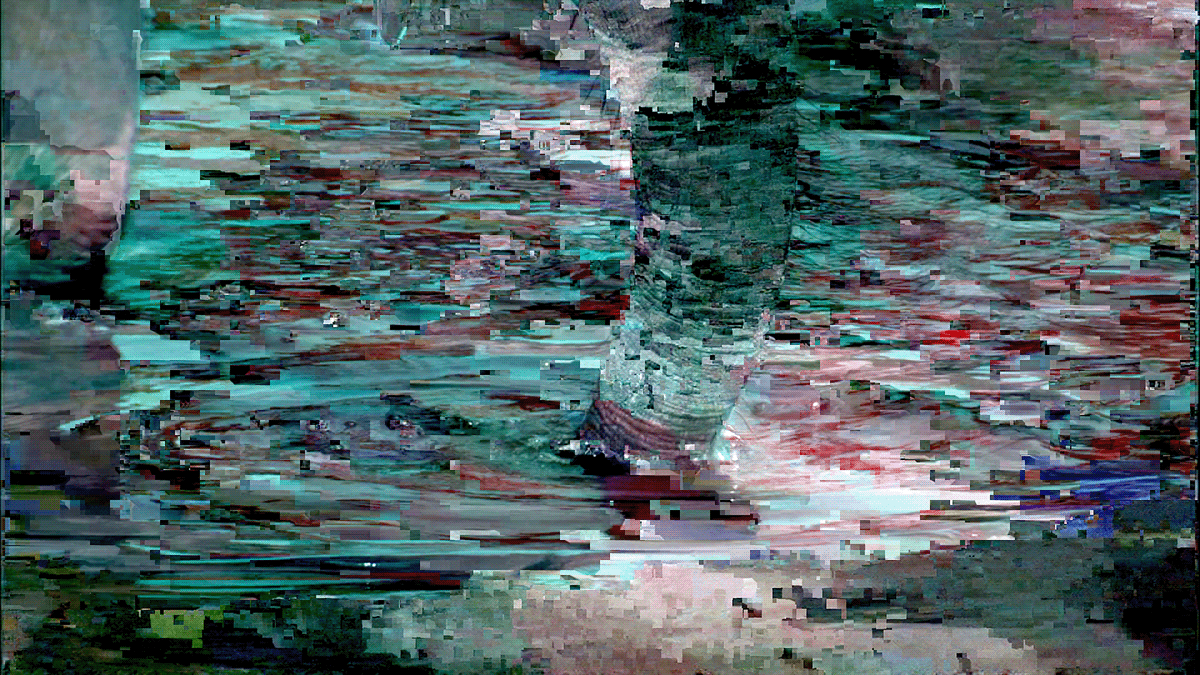 Nature digital Datamosh pixel noise distortion contemplation Technology