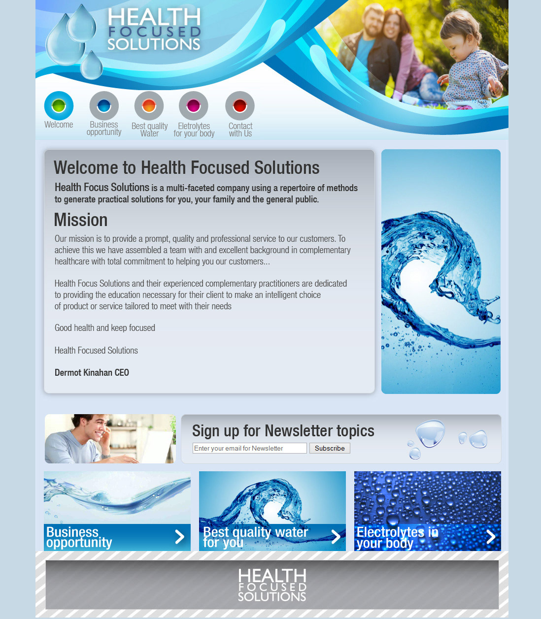 Health sales Website
