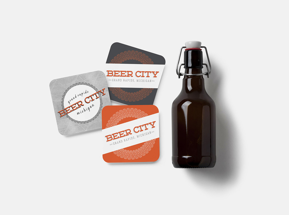 coaster design Beverage Design visual identity beer