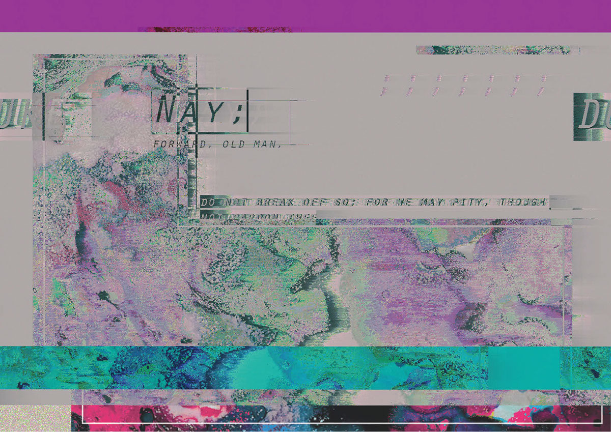 distortion experimental imperfection errors shakespeare Glitch databending glitch art