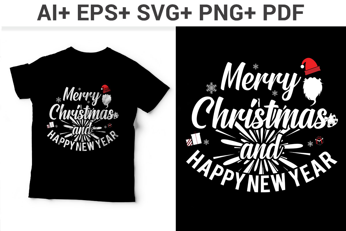 card Christmas design happy Holiday ILLUSTRATION  santa T Shirt vector winter