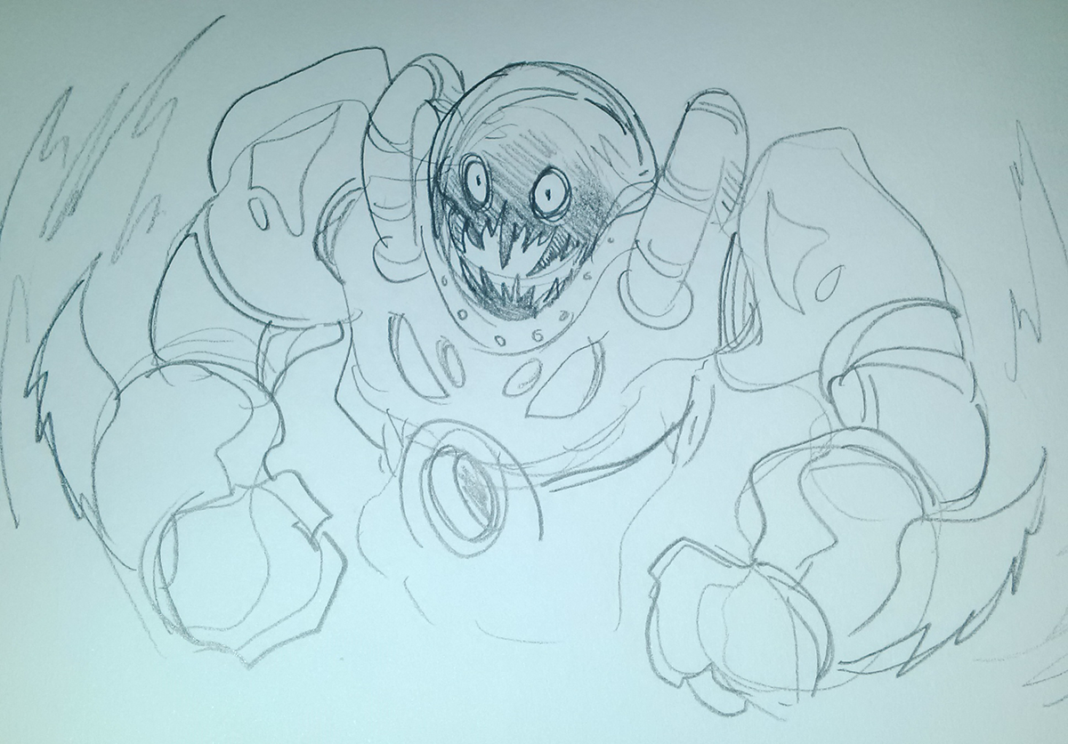 monsters doodles sketch rough conceptual creature alien
