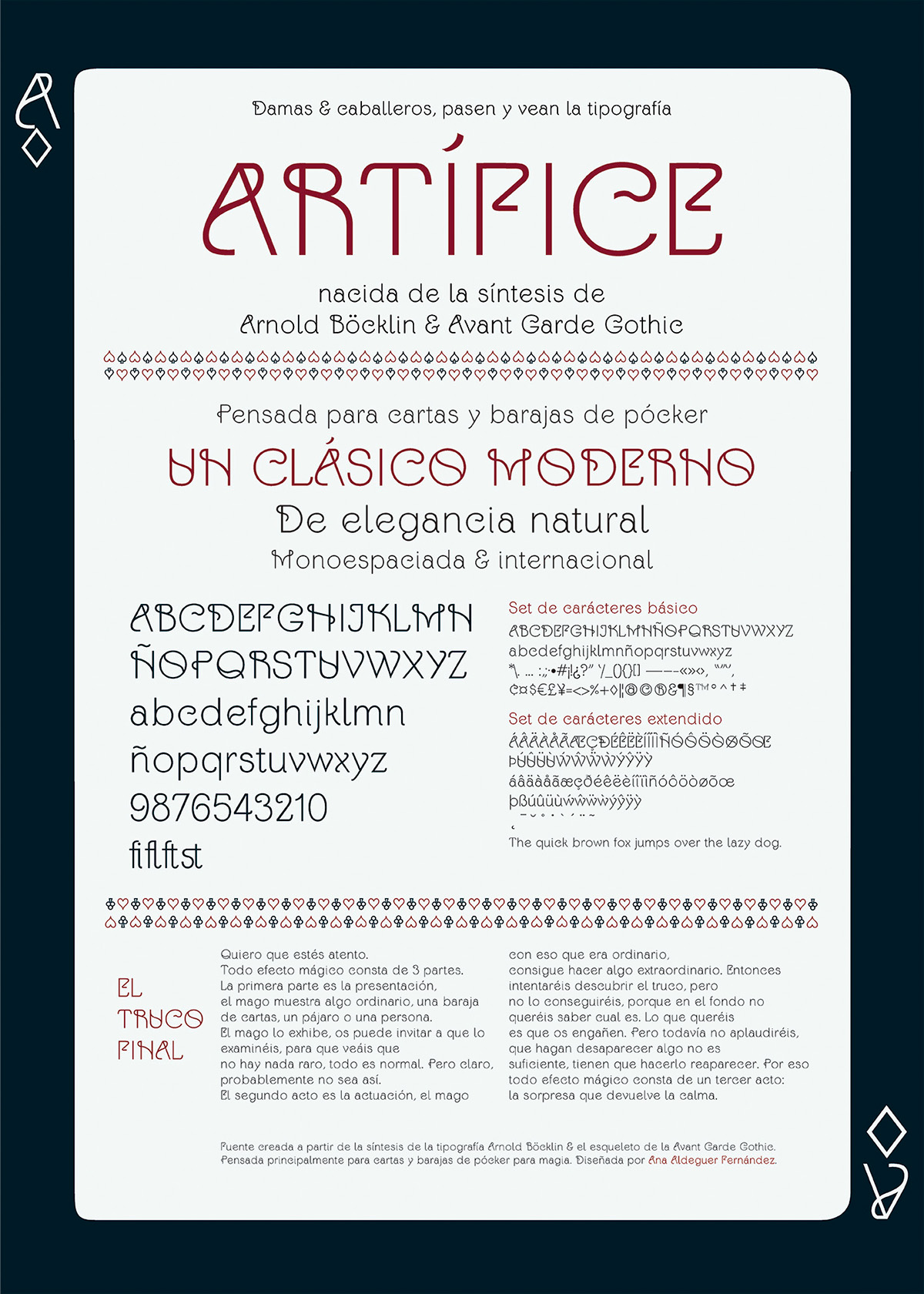 Typeface typography  
