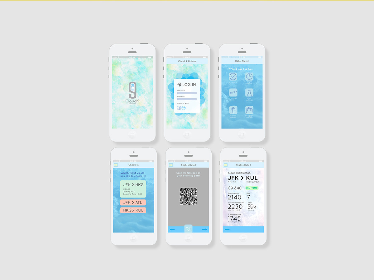 integrated branding apps Magazine Ads ads interface design Interface letterhead business card Website flyer brochure Boarding Pass aviation Stationery airline