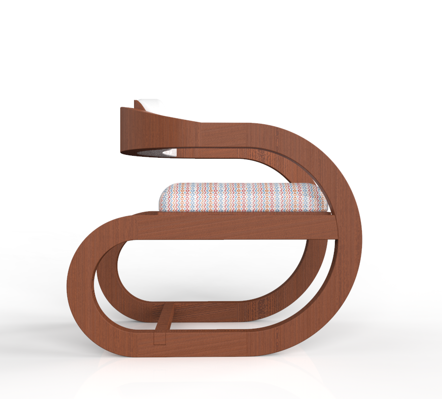 3D 3d modeling armchair chair furniture industrial design  interior design  product design 