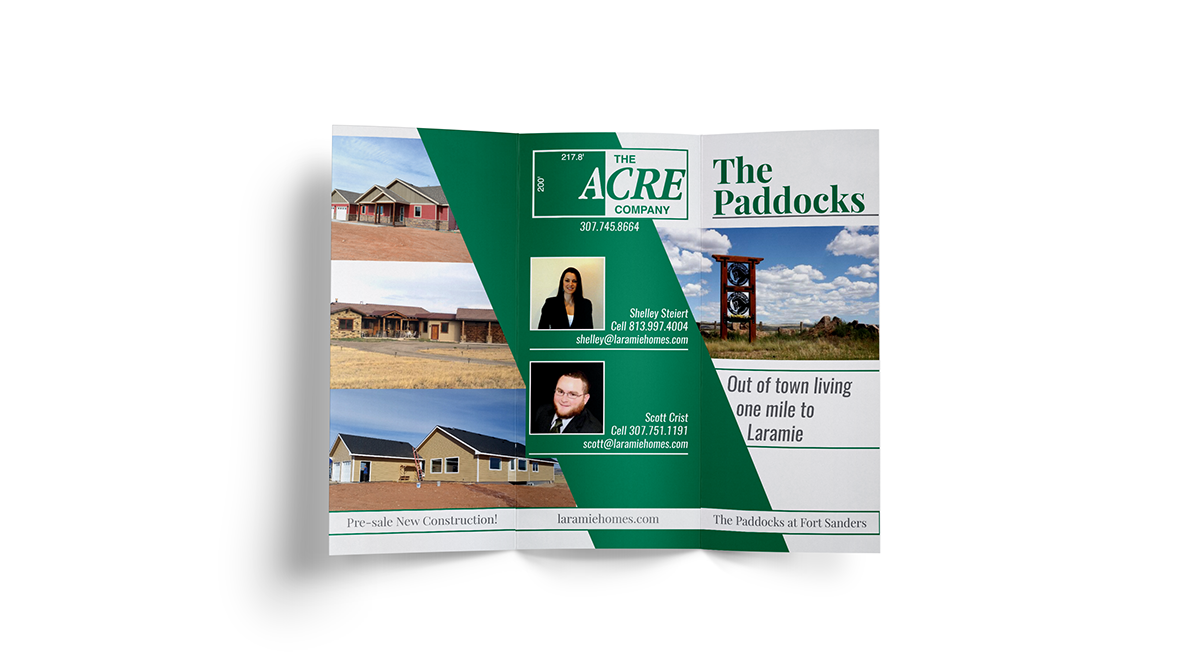brochure realestate billboard green Wyoming business