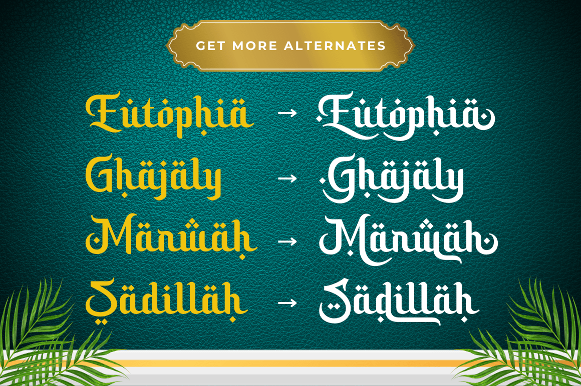 arabic font arabic calligraphy Arabesque font islamic Eid arabic ramadan Advertising  font design