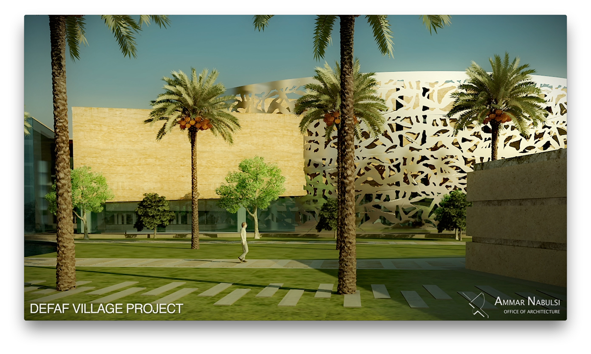 architectural walkthrough jordan defaf hasan hina nd productions health resort 3dsmax vray after effects exterior Interior