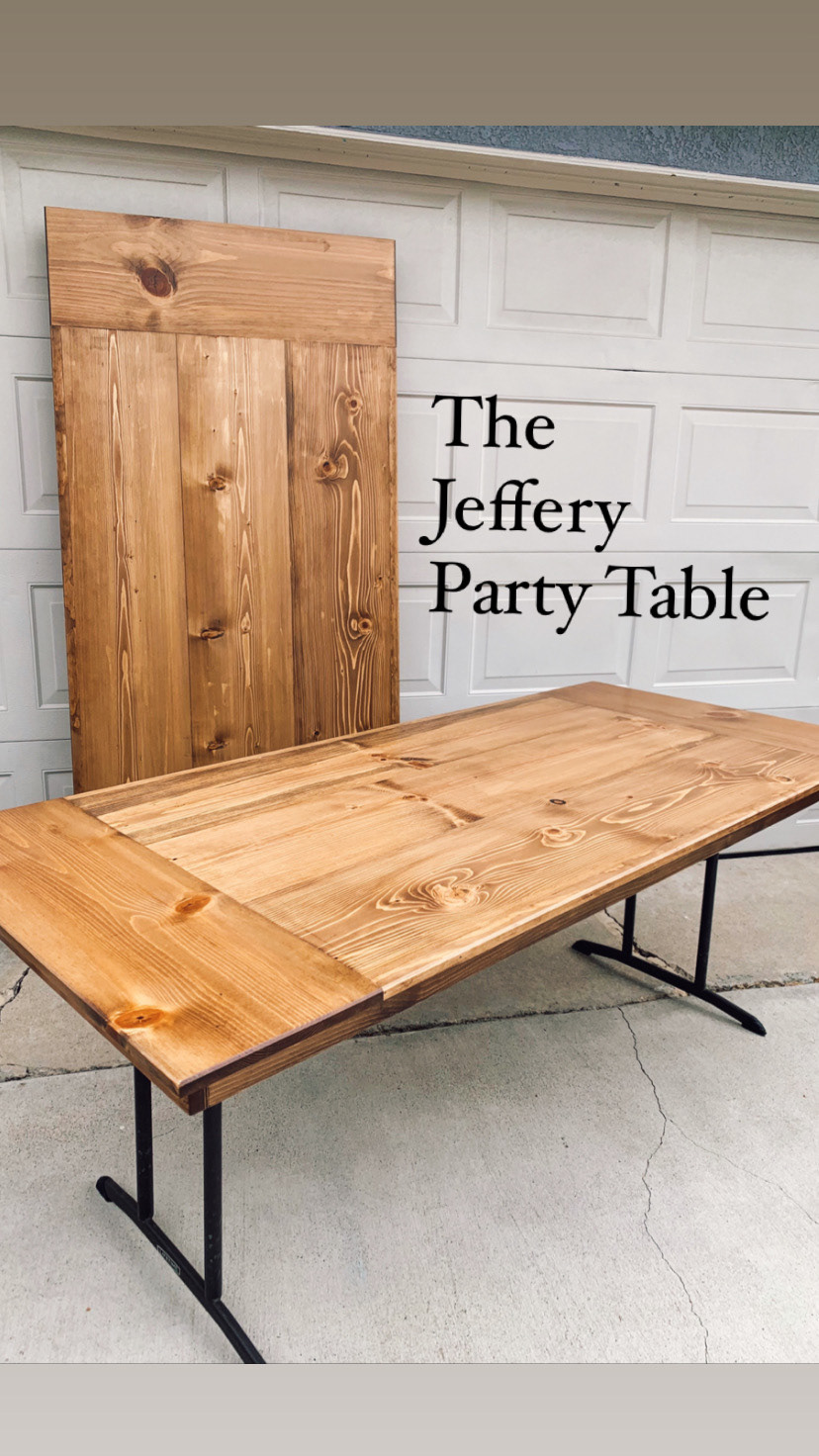 Carpentry Custom furniture folding table