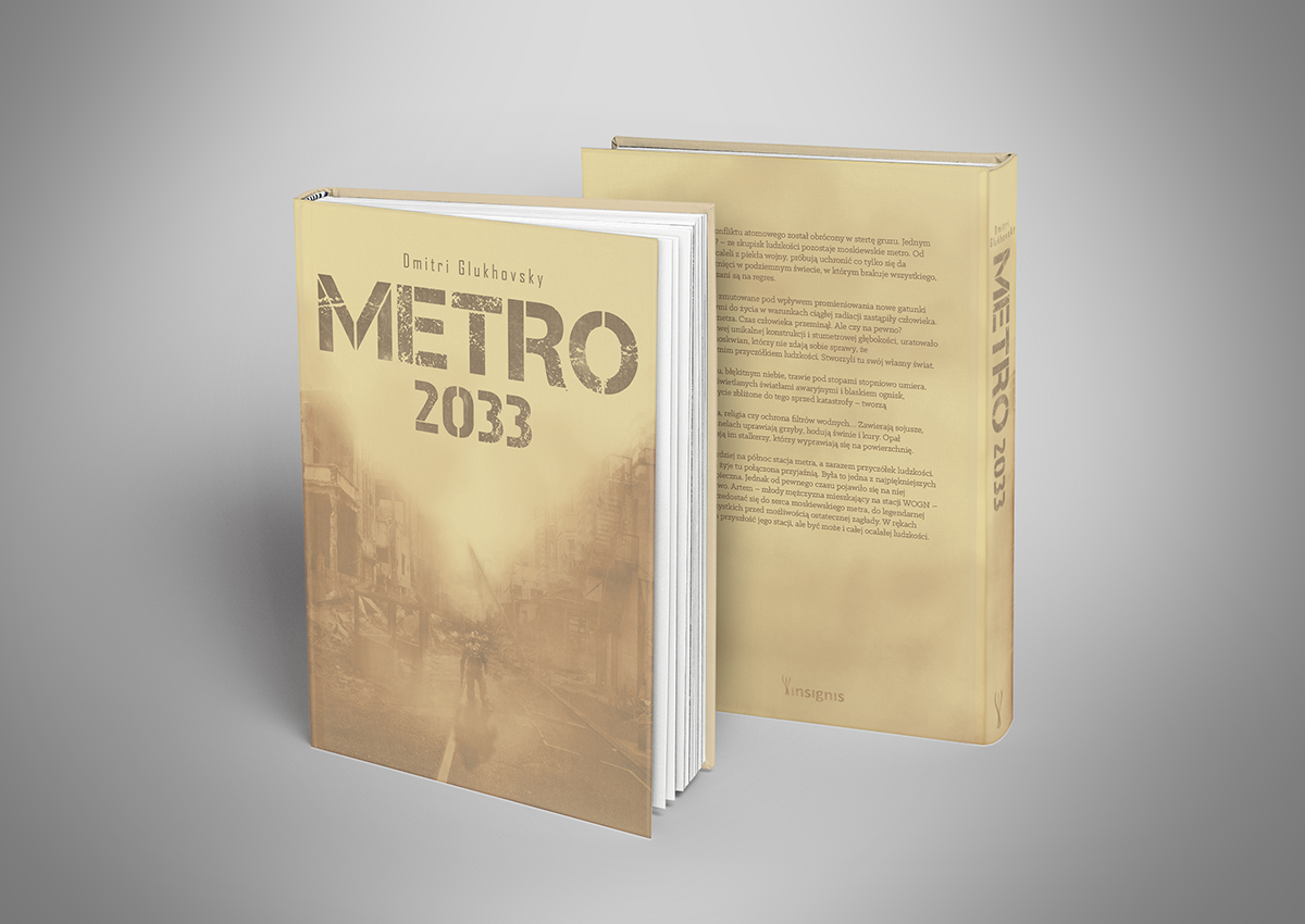 print cover design book book cover metro METRO 2033 adobe Illustrator broshure