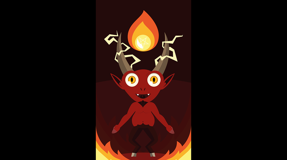 chibi demon belial fire hell florian Dangel