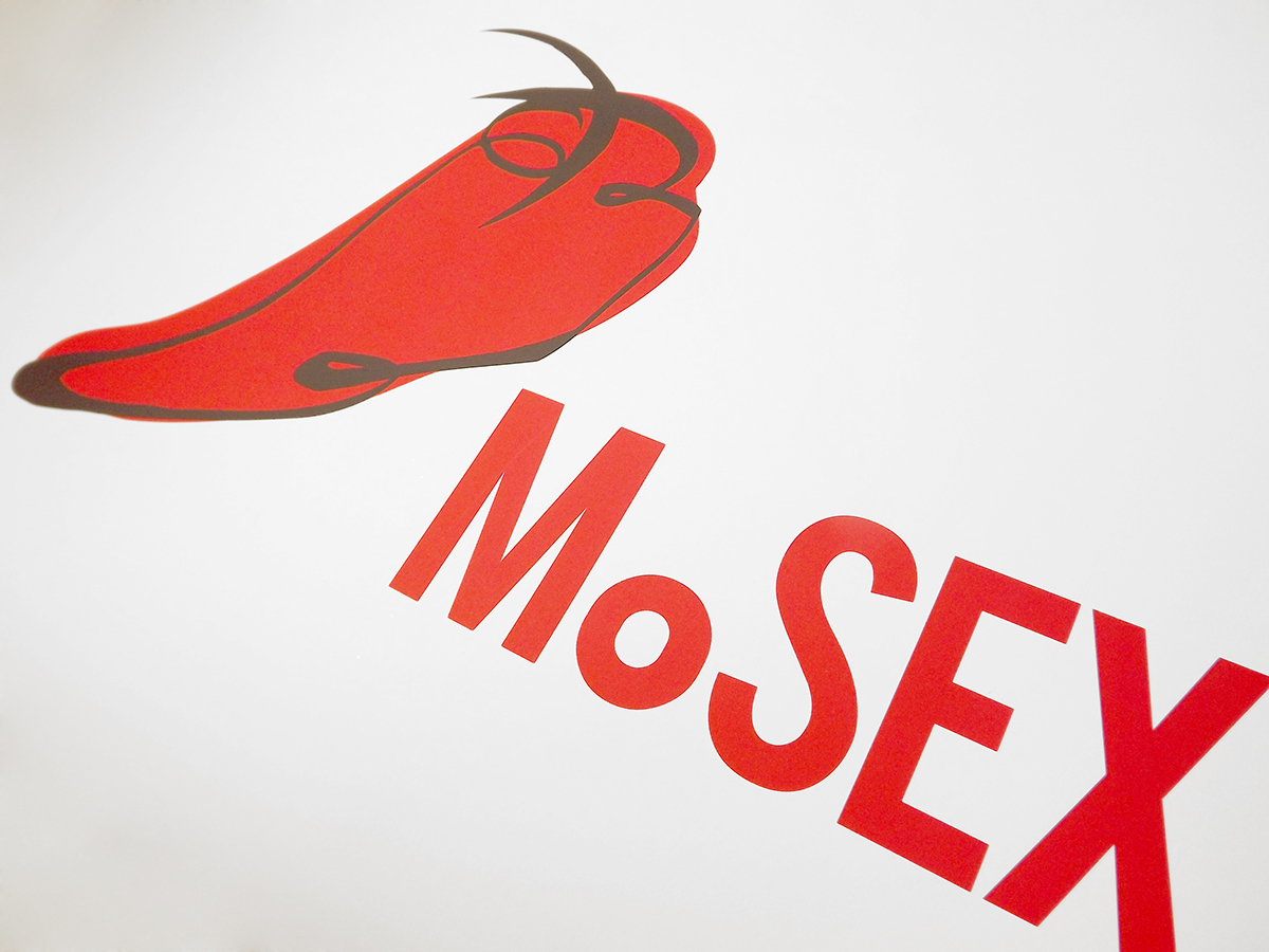 museum of sex mosex rebranding Website Printing humor design contemporary Controversial jokes surprising