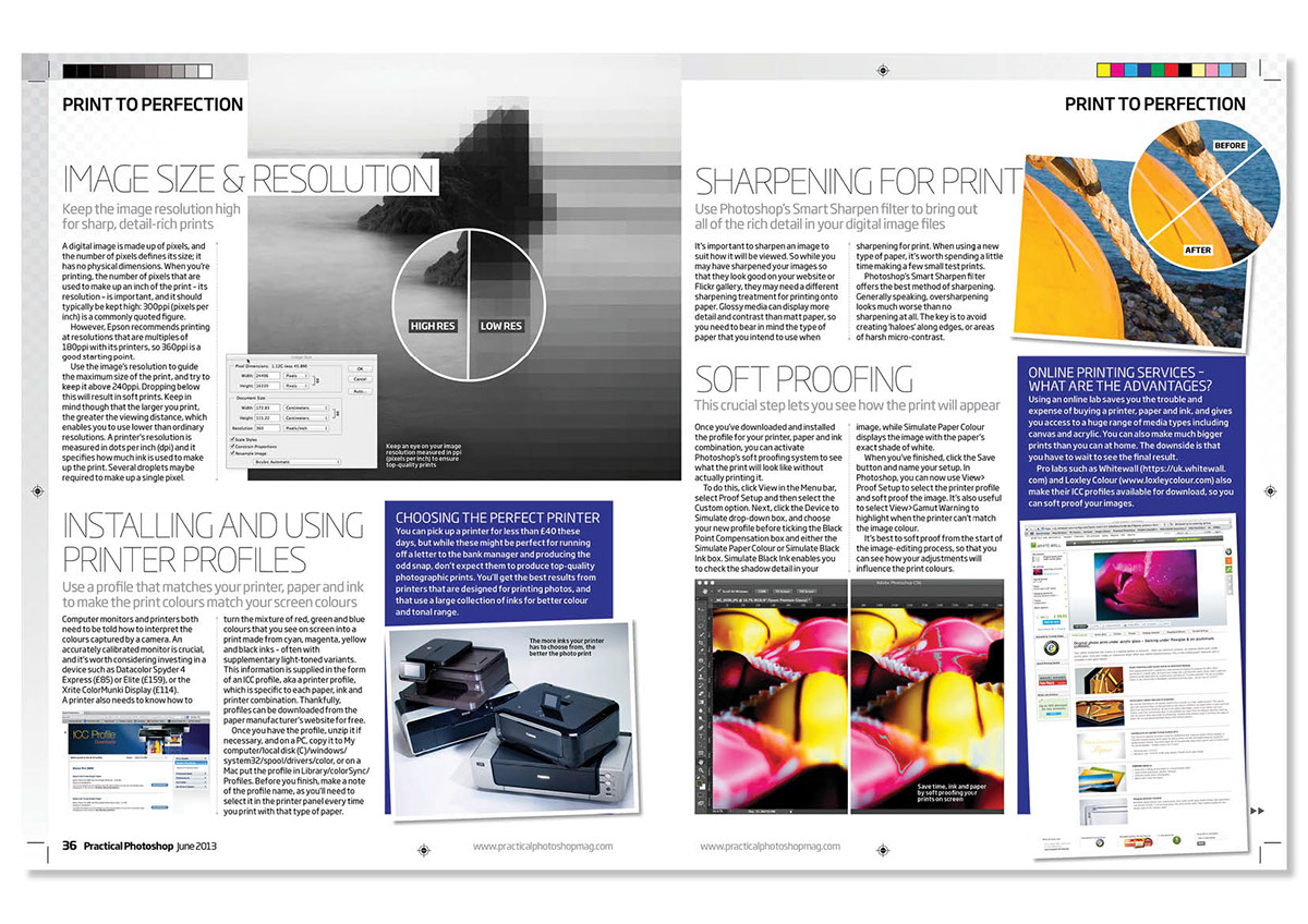 magazine Magazine design rebecca shaw bex shaw print Layout Design art editor page layout Layout page design Practical Photoshop