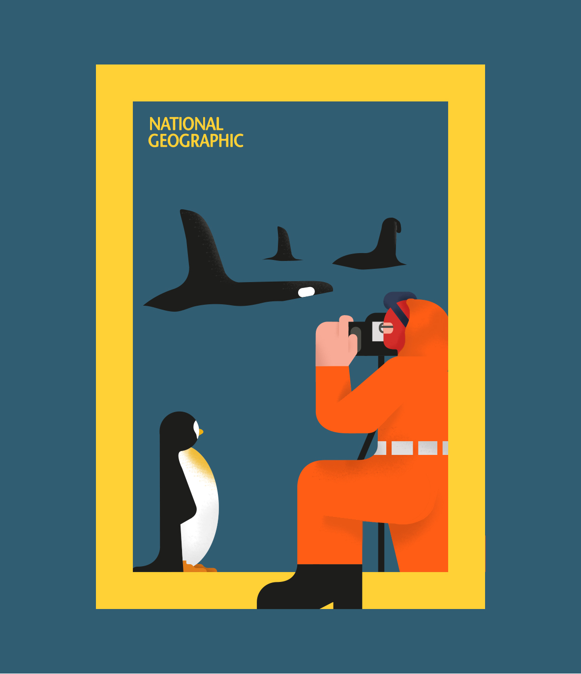 Proposal posters for National Geographic on Behance